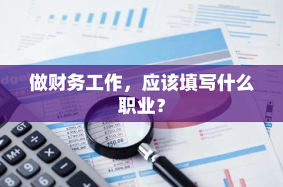 如何精準填寫財務(wù)職業(yè)身份 聚焦財務(wù)咨詢的崗位與定位